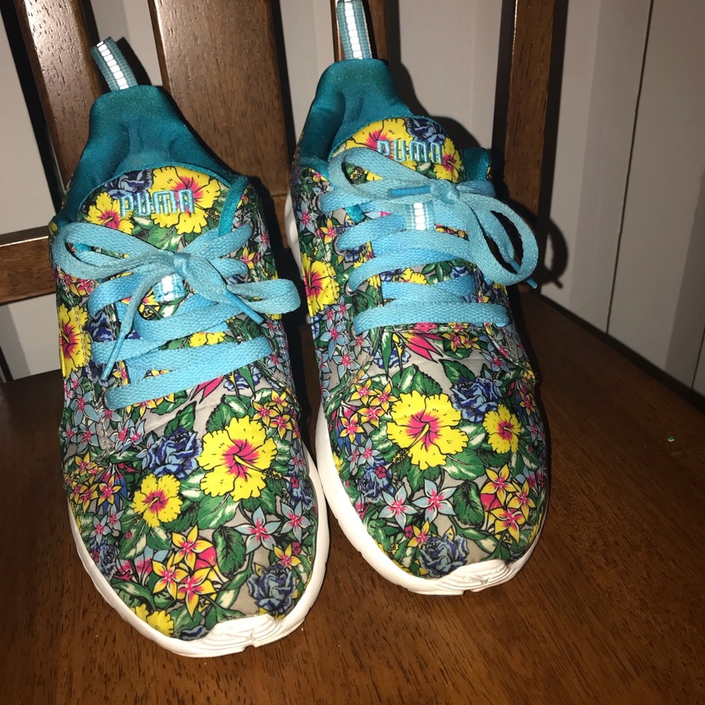 Floral Puma Sneakers